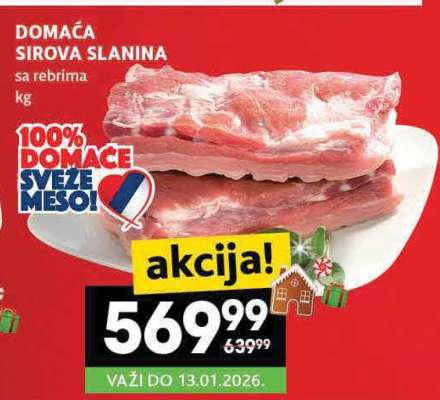 DOMAĆA SIROVA SLANINA