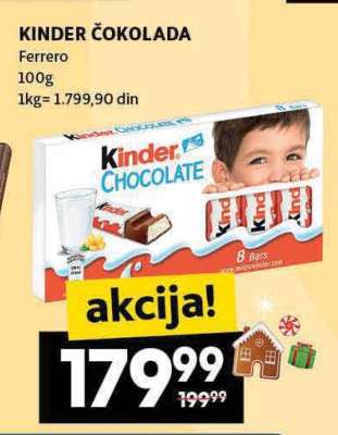 Kinder Čokolada