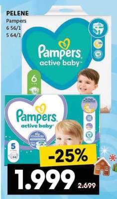 PELENE Pampers 6 56/1 5 64/1
