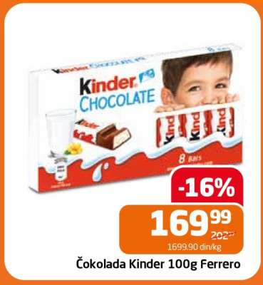 Čokolada Kinder 100g Ferrero