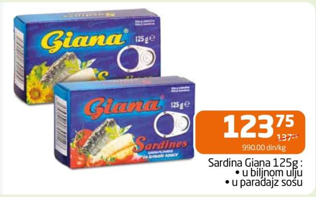 Sardina Giana 125g