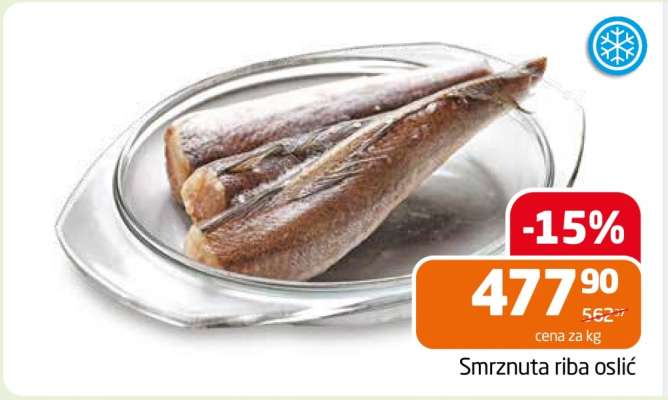 Smrznuta riba oslić