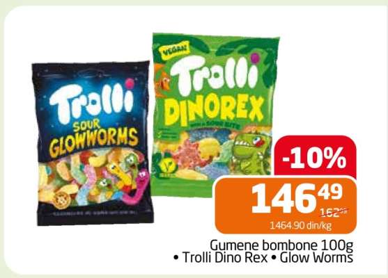 Trolli Dino Rex • Glow Worms