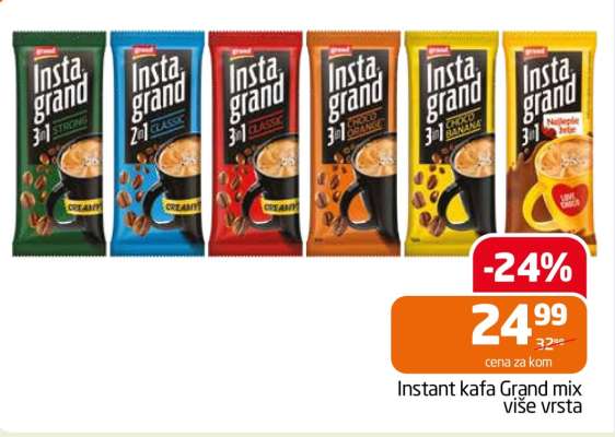 Instant kafa Grand mix više vrsta