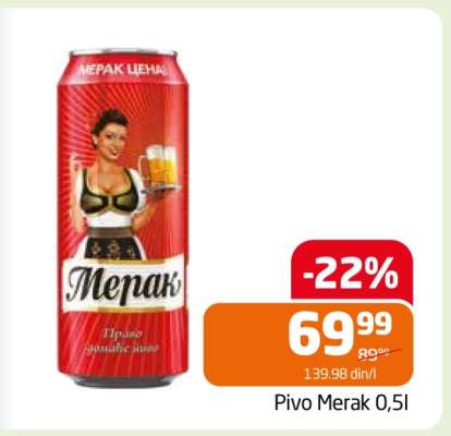 Pivo Merak 0,5l