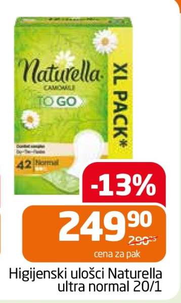 Higijenski ulošci Naturella ultra normal 20/1