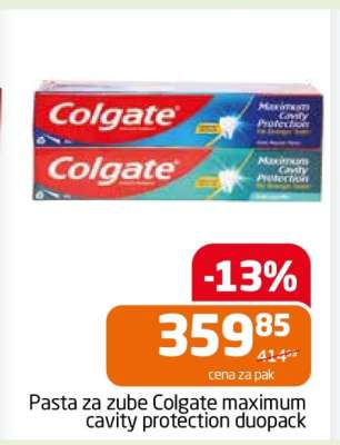 Pasta za zube Colgate maximum cavity protection duopack