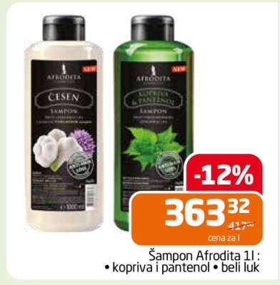 Šampon Afrodita 1l