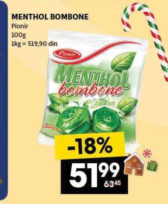 MENTHOL BOMBONE