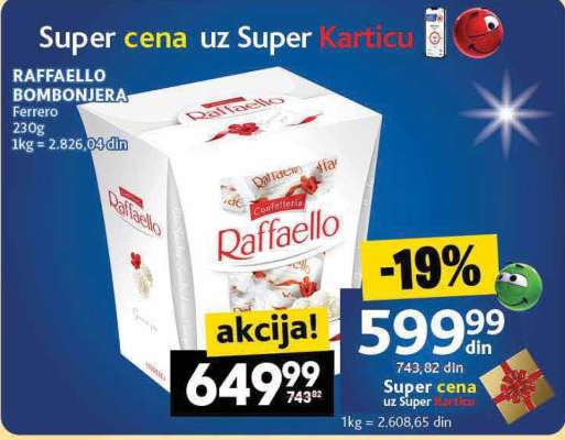 RAFFAELLO BOMBONJERA