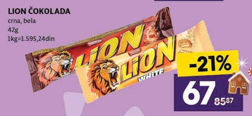LION ČOKOLADA