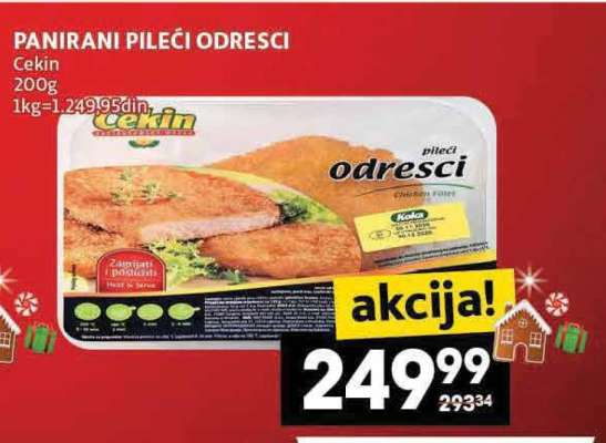 Panirani pileći odresci