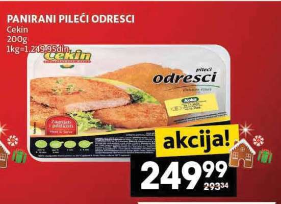 Panirani pileći odresci