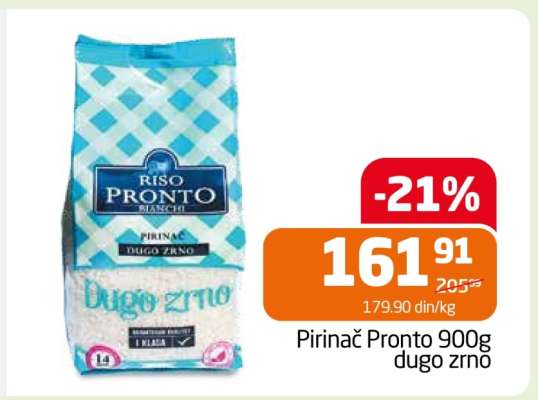 Pirinač Pronto 900g dugo zrno