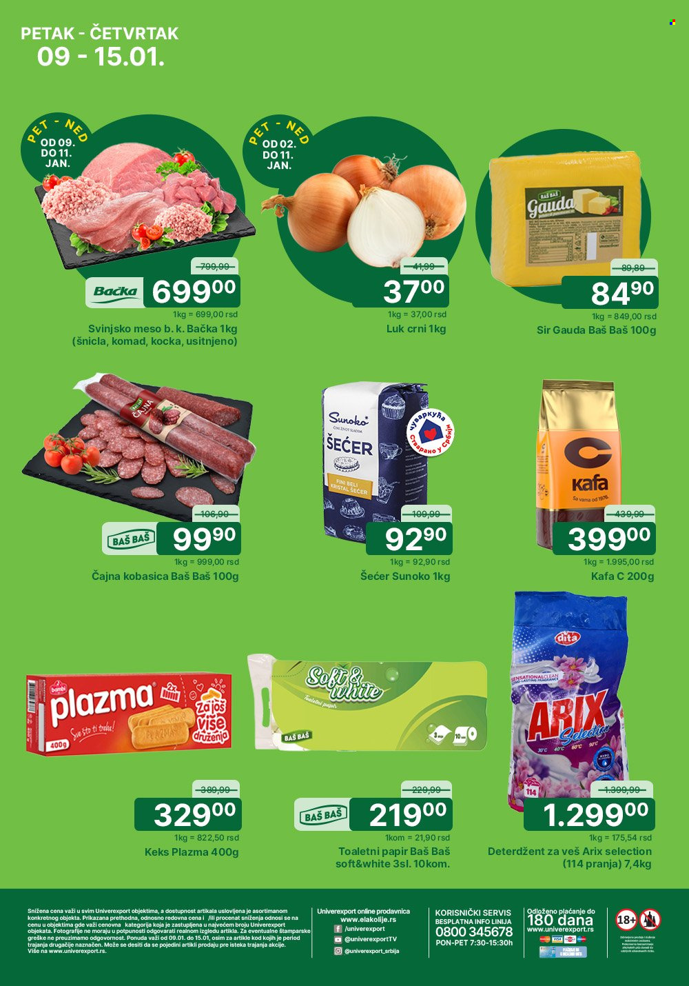 Univerexport katalog - 09.01.2026 - 15.01.2026. Stranica 1