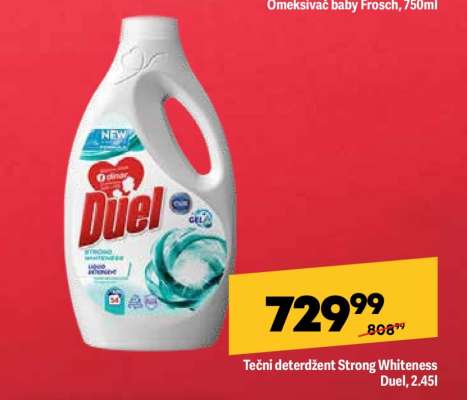 Tečni deterdžent Strong Whiteness Duel, 2.45l