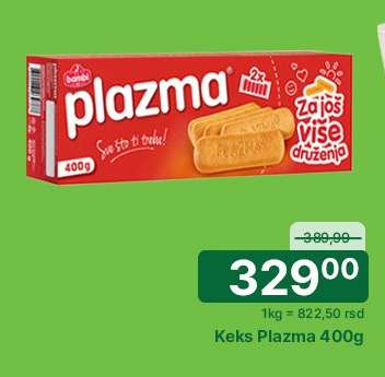 Keks Plazma 400g