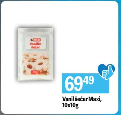 Vanil secer Maxi, 10x10g