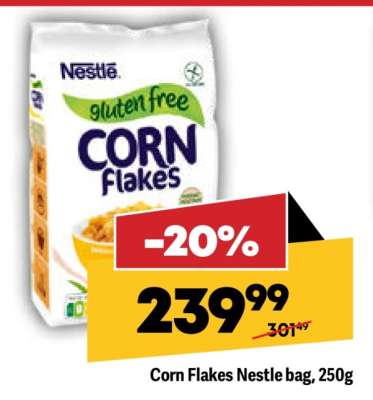 Corn Flakes Nestle bag, 250g
