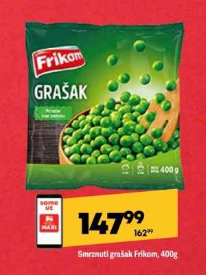 Smrznuti grašak Frikom 400g