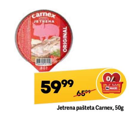 Jetrena pašteta Carnex 50g