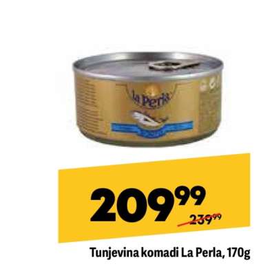 Tunjevina komadi La Perla 170g