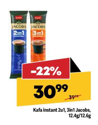 Kafa instant 2u1, 3in1 Jacobs