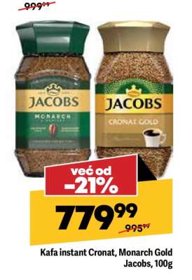 Kafa instant Cronat, Monarch Gold Jacobs, 100g