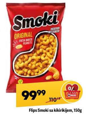 Flips Smoki sa kikirikijem 150g