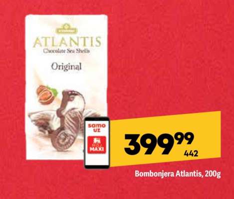 Bombonjera Atlantis 200g