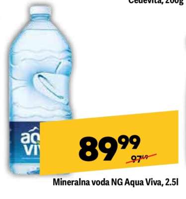 Mineralna voda ng Aqua Viva 2.5l