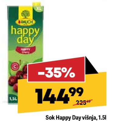 Sok Happy Day višnja, 1.5l