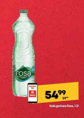 Voda gazirana Rosa 1.5l