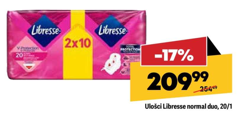 Uložci Libresse normal duo, 20/1