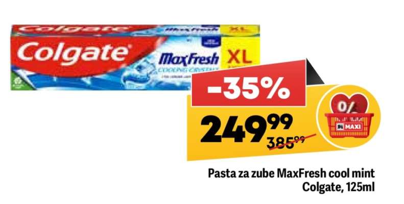 Pasta za zube MaxFresh cool mint Colgate 125ml