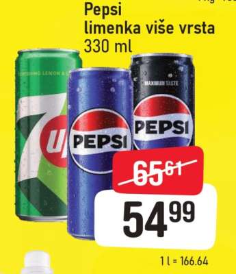Pepsi limenka više vrsta