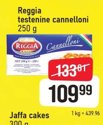 Reggia testenine cannelloni