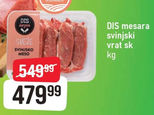 DIS mesara svinjski vrat sk kg