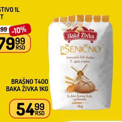 Brašno T400 Baka Živka 1kg