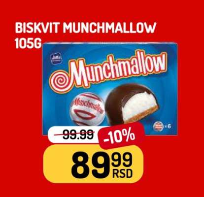 Biskvit Munchmallow 105g