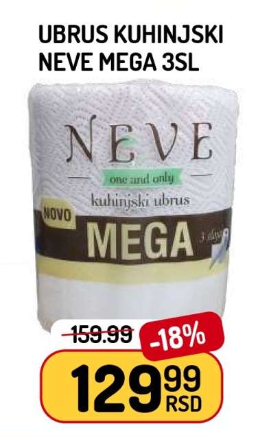UBRUS KUHINJSKI NEVE MEGA 3sl