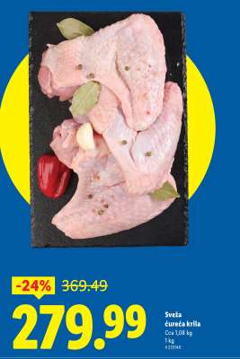 Sveža ćureća krila