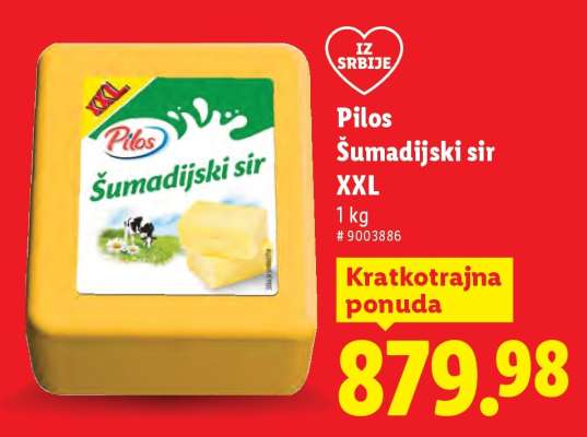 Pilos Šumadijski sir XXL