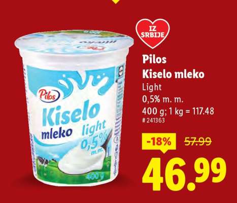 Pilos Kiselo mleko
