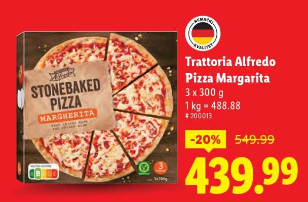 Trattoria Alfredo Pizza Margarita