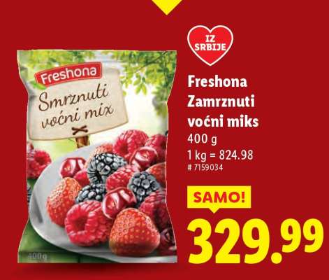 Freshona Zamrznuti voćni miks