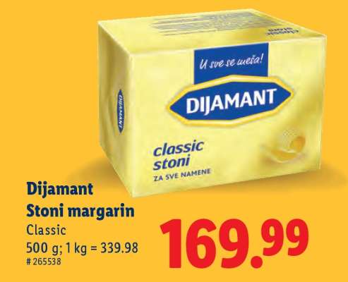 Dijamant Stoni margarin