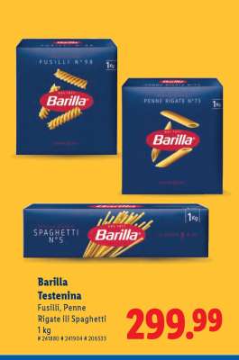 Barilla Testenina