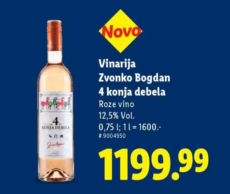Vinarija Zvonko Bogdan 4 konja debela