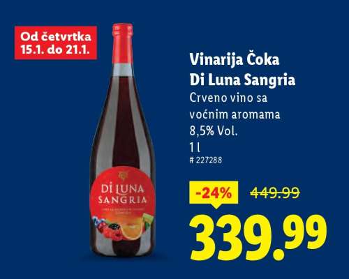 Vinarija Čoka Di Luna Sangria